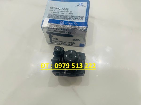 cong-tac-chinh-guong-i10-2022 công tắc chỉnh gương hyundai i10 2021